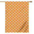 Cute Chicken Emoji Pattern Print House Flag