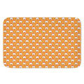 Cute Chicken Emoji Pattern Print Indoor Door Mat