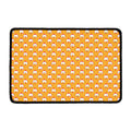 Cute Chicken Emoji Pattern Print Kitchen Mat