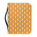 Cute Chicken Emoji Pattern Print Leather Bible Cover
