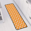 Cute Chicken Emoji Pattern Print Long Kitchen Mat