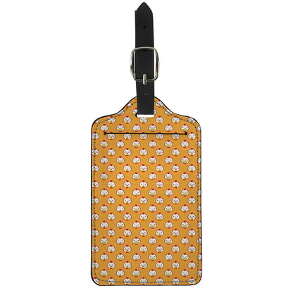 Cute Chicken Emoji Pattern Print Luggage Tag