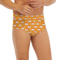 Cute Chicken Emoji Pattern Print Men's Briefs