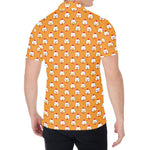Cute Chicken Emoji Pattern Print Men's Shirt