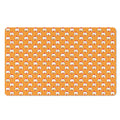 Cute Chicken Emoji Pattern Print Polyester Doormat