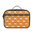 Cute Chicken Emoji Pattern Print Portable Lunch Bag