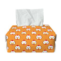 Cute Chicken Emoji Pattern Print Rectangle Tissue Box Cover