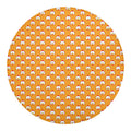 Cute Chicken Emoji Pattern Print Round Blanket