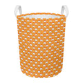 Cute Chicken Emoji Pattern Print Round Laundry Basket