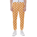 Cute Chicken Emoji Pattern Print Joggers