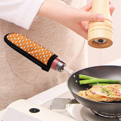 Cute Chicken Emoji Pattern Print Skillet Handle Cover