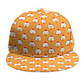 Cute Chicken Emoji Pattern Print Snapback Cap
