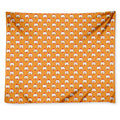 Cute Chicken Emoji Pattern Print Tapestry