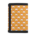 Cute Chicken Emoji Pattern Print Trifold Wallet