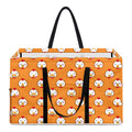 Cute Chicken Emoji Pattern Print Utility Tote Bag