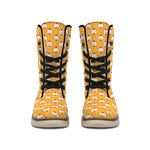 Cute Chicken Emoji Pattern Print Winter Boots