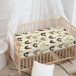 Cute Chicken Pattern Print Baby Crib Sheet