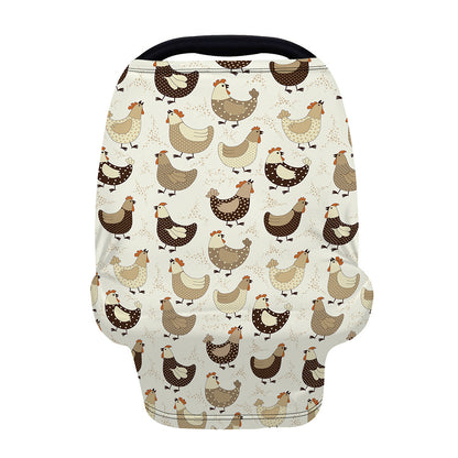 Cute Chicken Pattern Print Baby Seat Cover