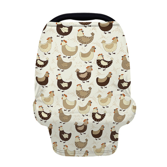 Cute Chicken Pattern Print Baby Seat Cover