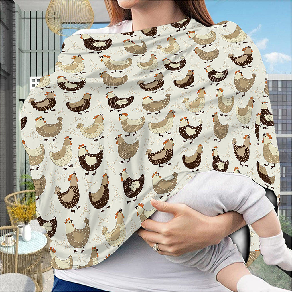 Cute Chicken Pattern Print Baby Seat Cover