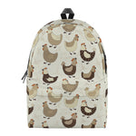 Cute Chicken Pattern Print Backpack
