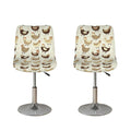 Cute Chicken Pattern Print Bar Stool Covers