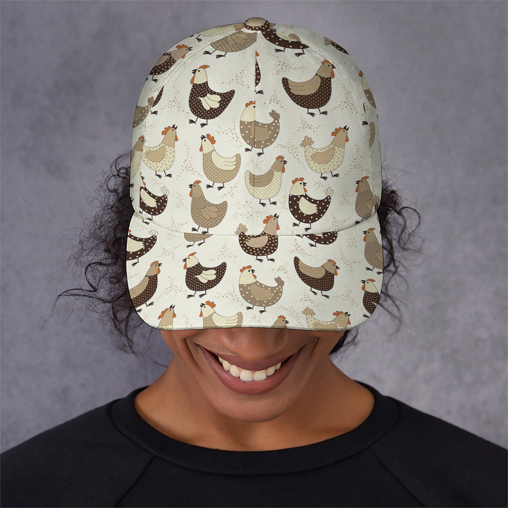 Cute Chicken Pattern Print Baseball Cap