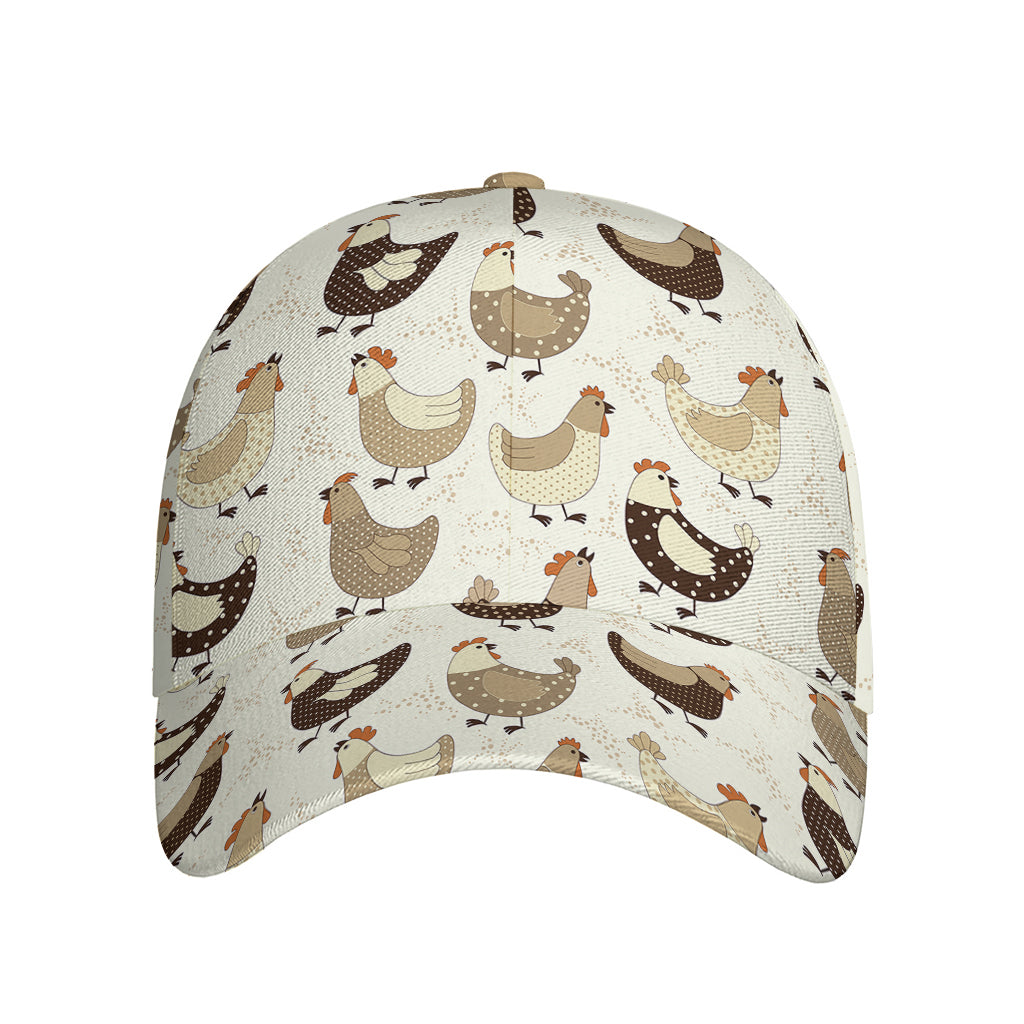 Cute Chicken Pattern Print Baseball Cap