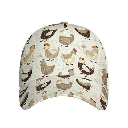 Cute Chicken Pattern Print Baseball Cap