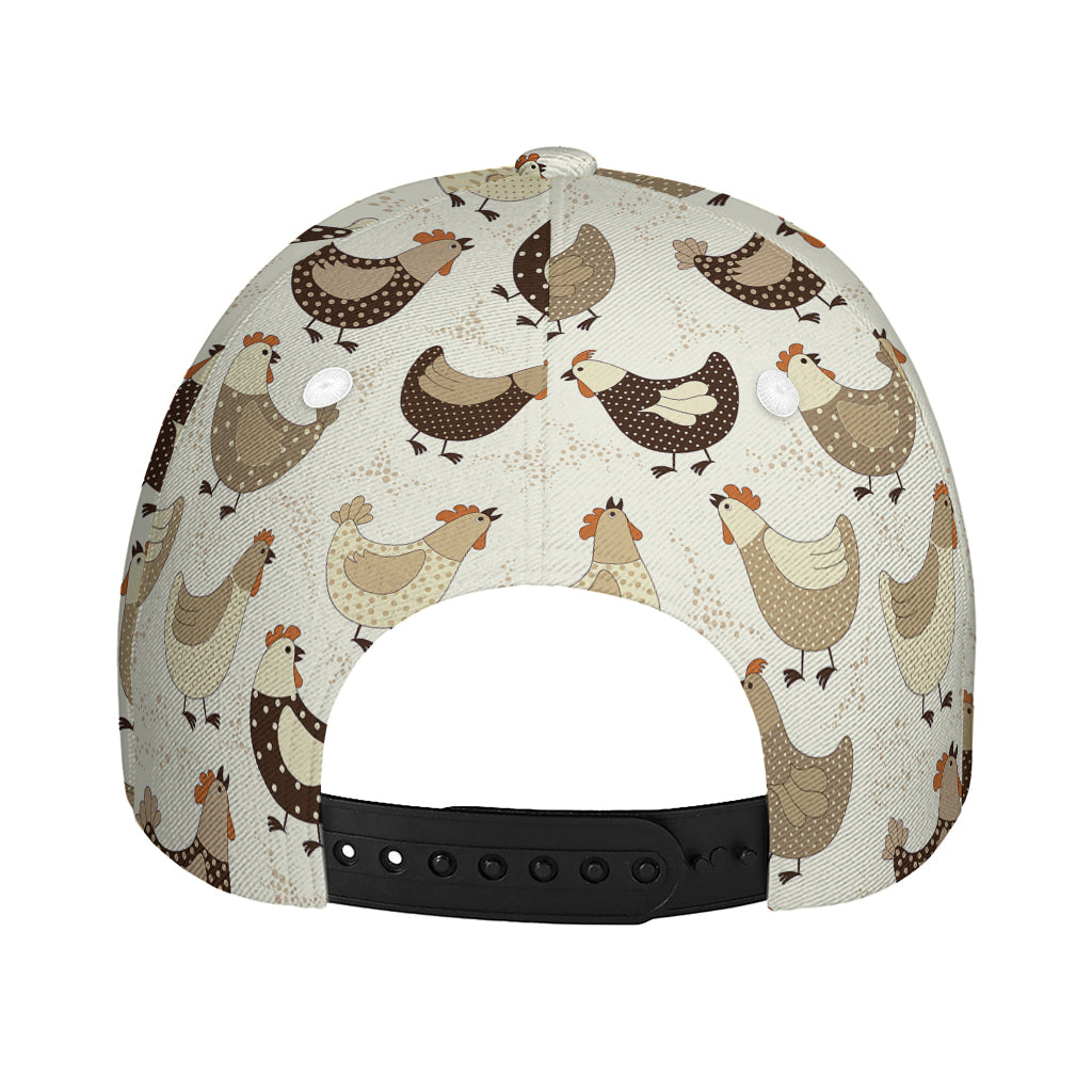 Cute Chicken Pattern Print Baseball Cap