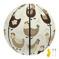 Cute Chicken Pattern Print Basketball
