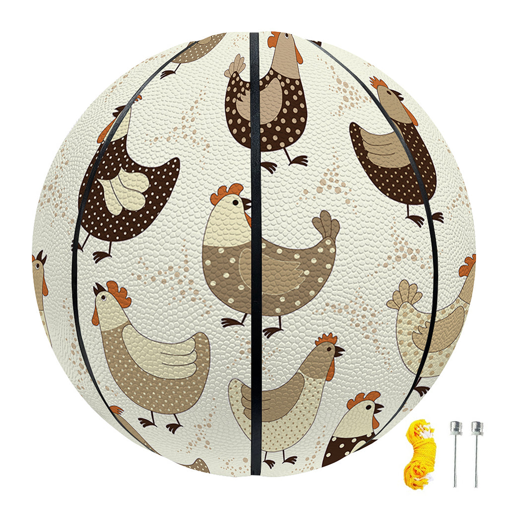 Cute Chicken Pattern Print Basketball