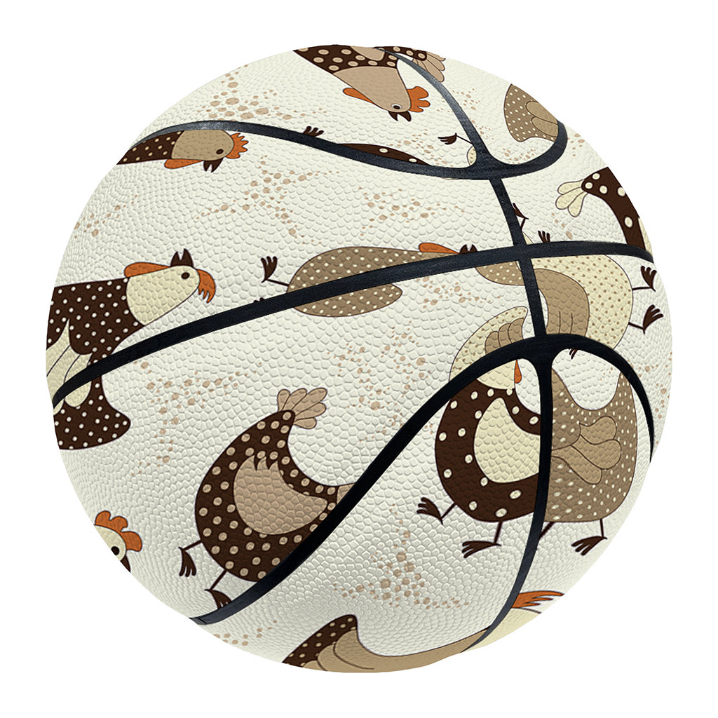 Cute Chicken Pattern Print Basketball
