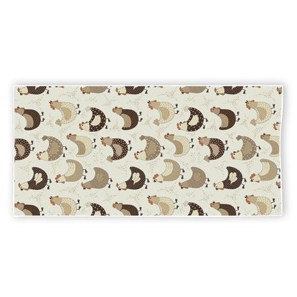 Cute Chicken Pattern Print Beach Towel