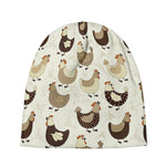 Cute Chicken Pattern Print Beanie