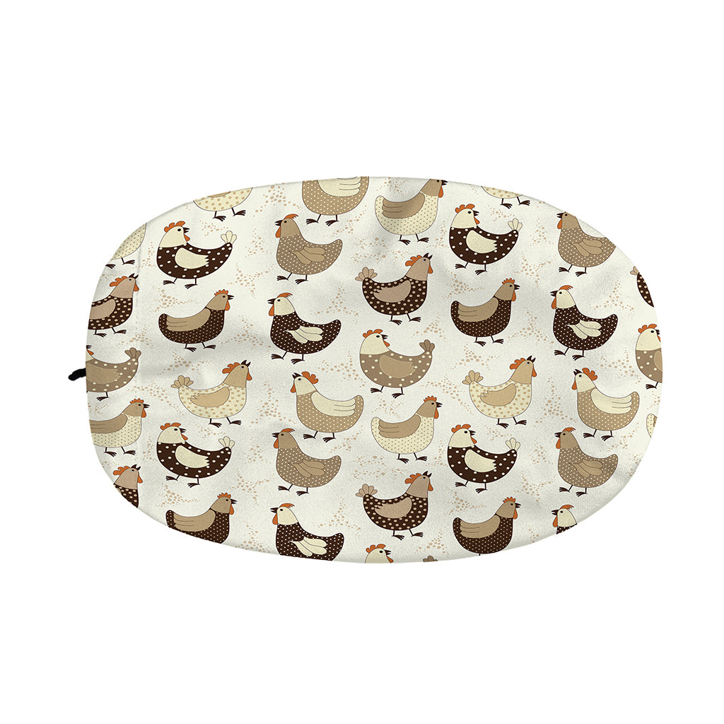 Cute Chicken Pattern Print Car Side Mirror Covers