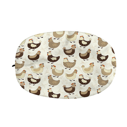 Cute Chicken Pattern Print Car Side Mirror Covers
