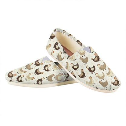 Cute Chicken Pattern Print Casual Shoes