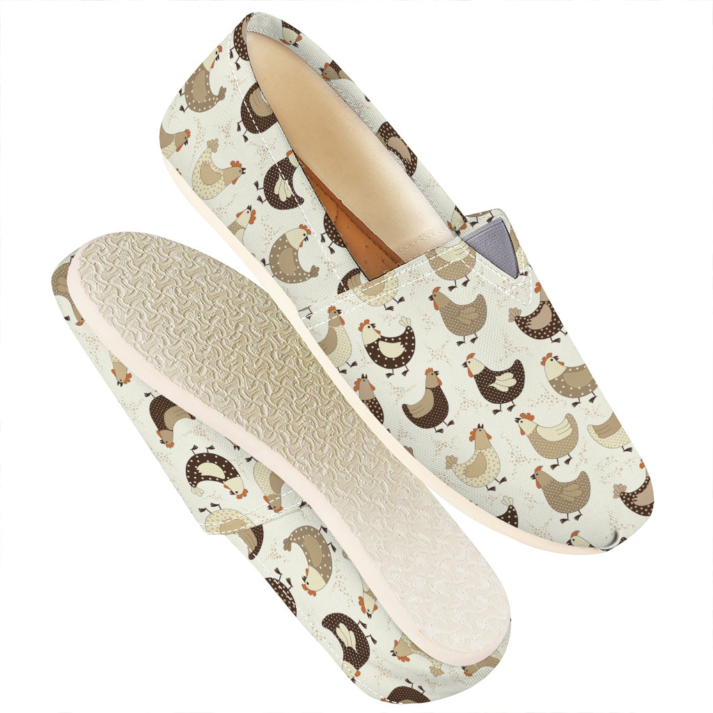Cute Chicken Pattern Print Casual Shoes