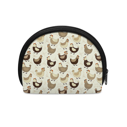 Cute Chicken Pattern Print Coin Purse