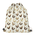 Cute Chicken Pattern Print Drawstring Bag