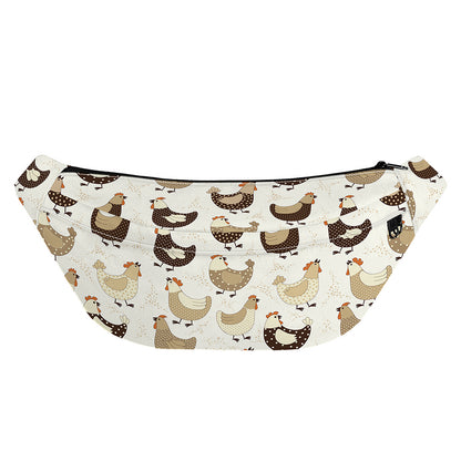 Cute Chicken Pattern Print Fanny Pack