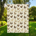 Cute Chicken Pattern Print Garden Flag