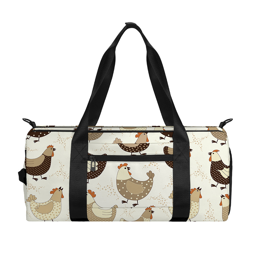 Cute Chicken Pattern Print Gym Bag