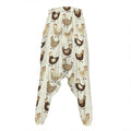 Cute Chicken Pattern Print Hammer Pants
