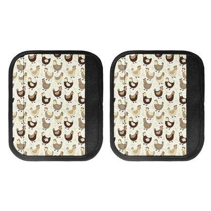 Cute Chicken Pattern Print Handle Covers