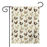 Cute Chicken Pattern Print House Flag