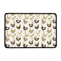 Cute Chicken Pattern Print Kitchen Mat