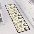 Cute Chicken Pattern Print Long Kitchen Mat