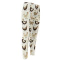 Cute Chicken Pattern Print Men's Compression Pants